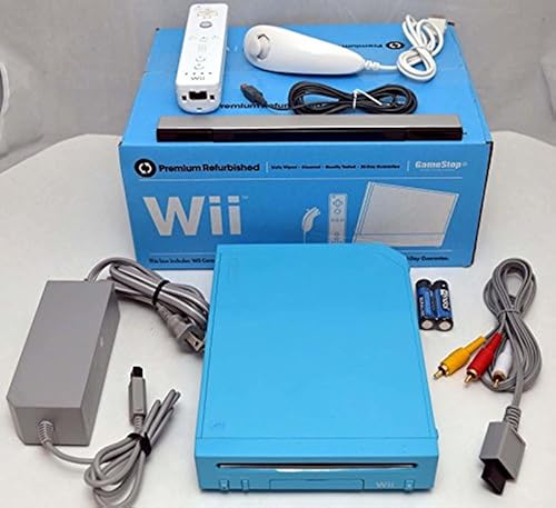 Nintendo Wii Limited Edition Blue Video Game Console Home System